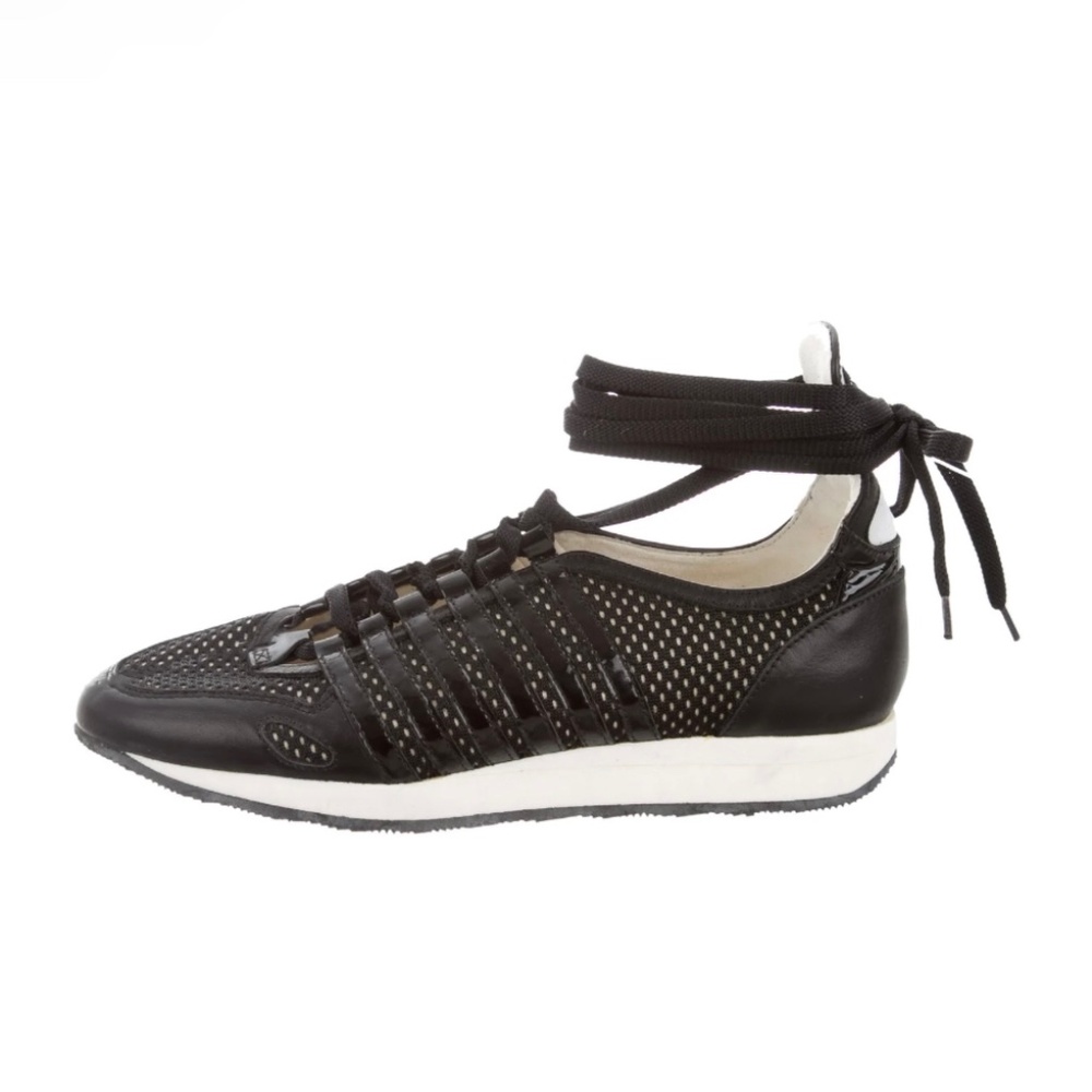Dolce & Gabbana Mesh-Trimmed Low-Top Sneakers Size: 8